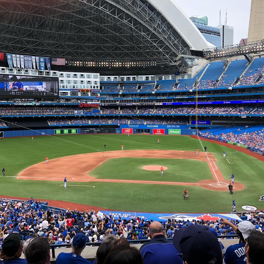 looking at baseball